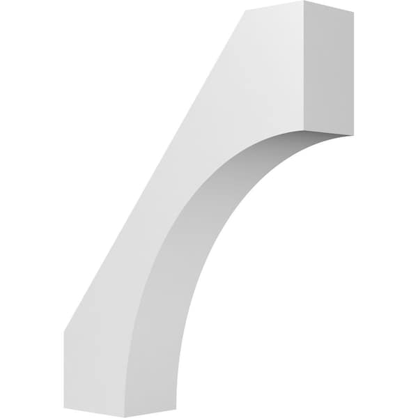 Ekena Millwork 6-in. W x 24-in. D x 30-in. H Westlake Architectural Grade PVC Knee Brace BRCP06X24X30WTL - main